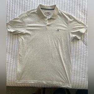 Original Penguin White with navy mingle.